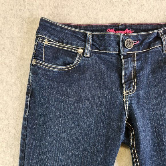 Wrangler Jeans Womens 8 Blue Booty Up Carolina Breakaway Bootcut Western Ranch - Picture 4 of 16